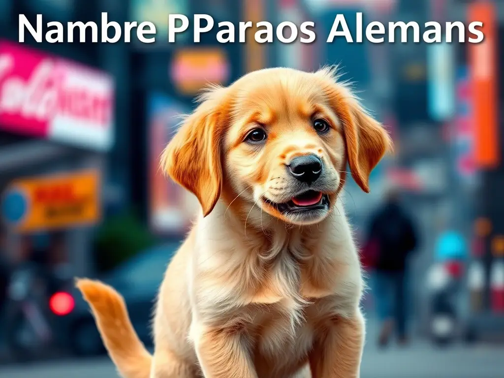 Foto realista de un cachorro de retriever dorado mirando a la cámara