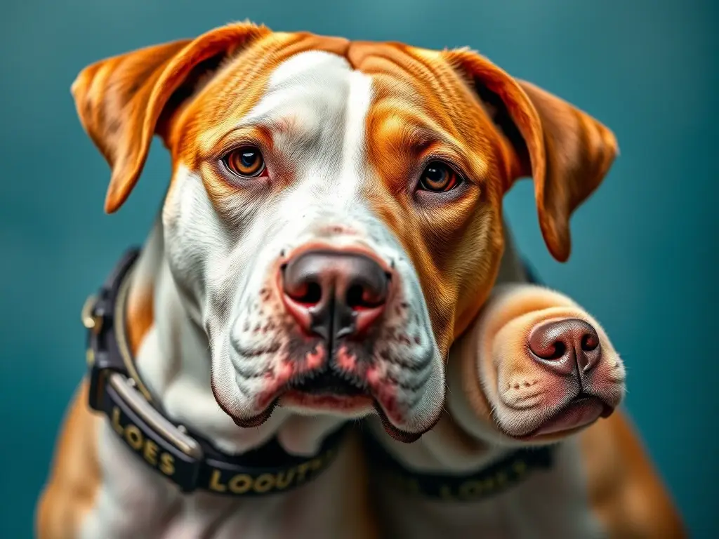 Fotorealistic cover de un collar con nombres de perros mexicanos para un artículo