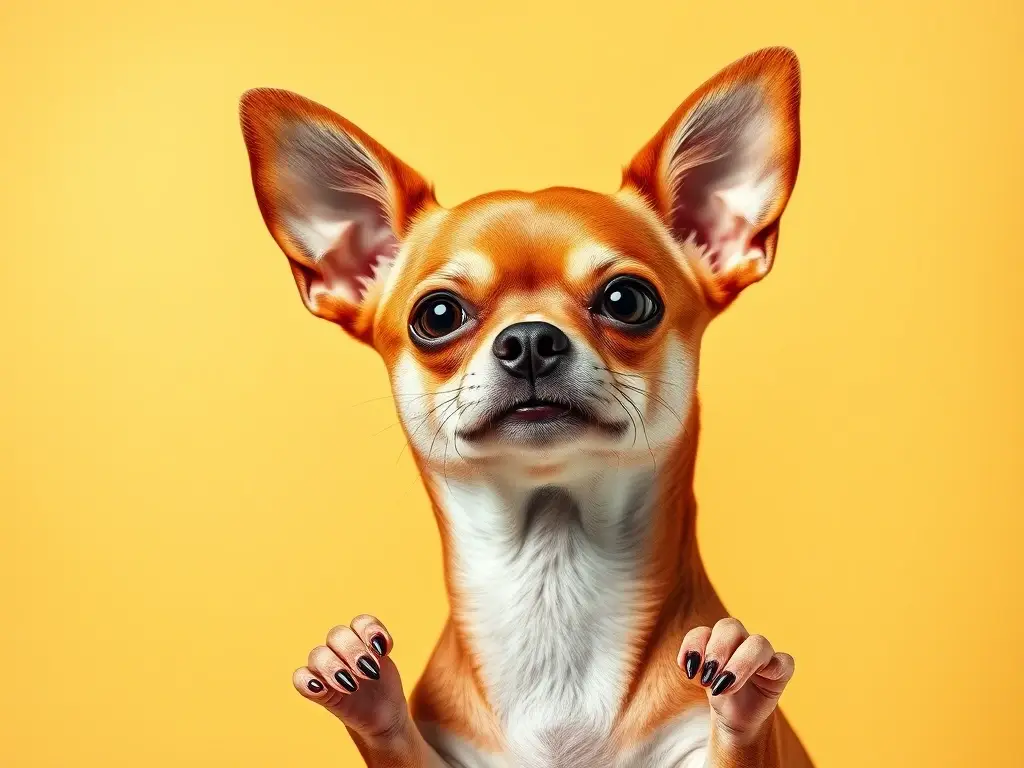 Foto realistic, Chihuahua, profesional, sin texto