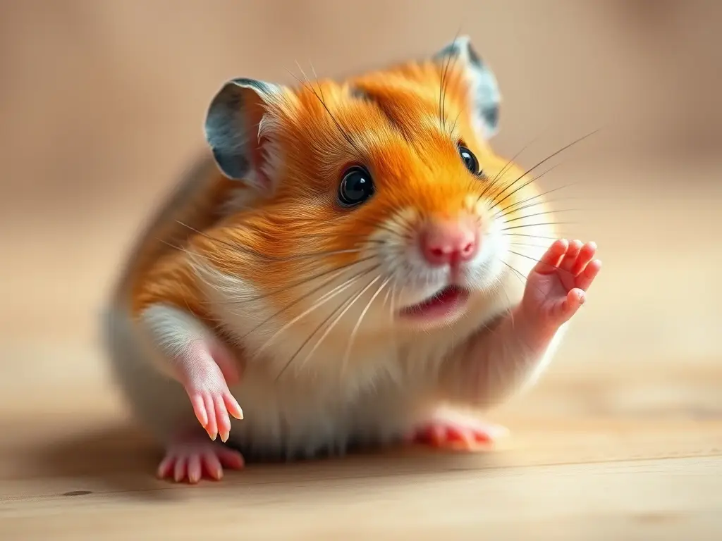 Foto de hamster realista