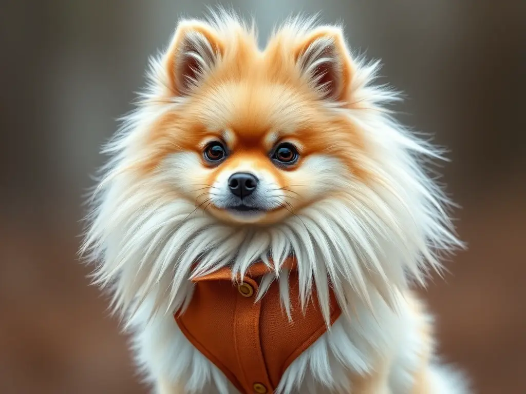 Diseño de portada de perro con nombre natural, excelente fotorealismo