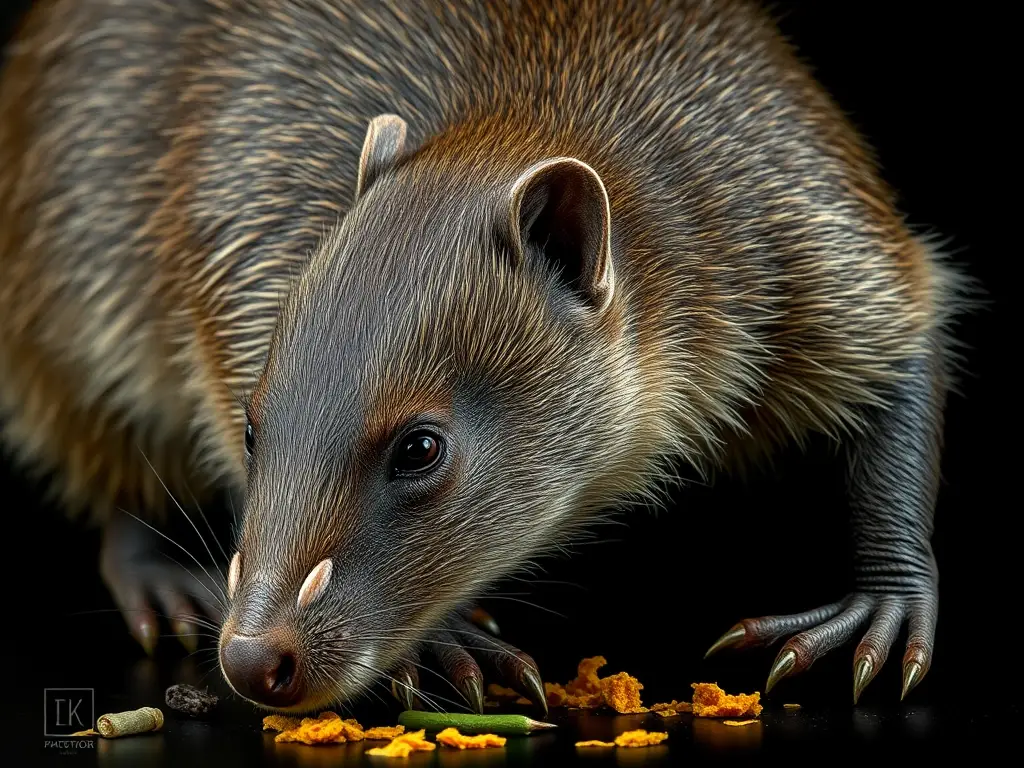 Fotorealista de un nutrias adulto