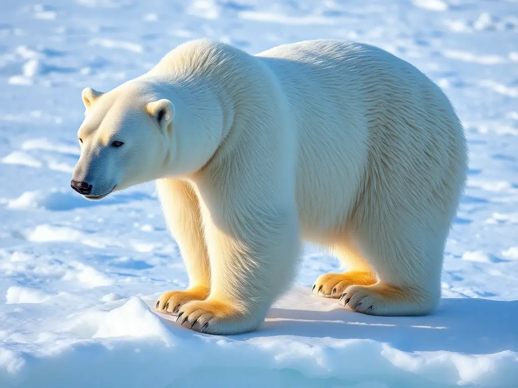 Imagen de polar bear realista y de alta resolución