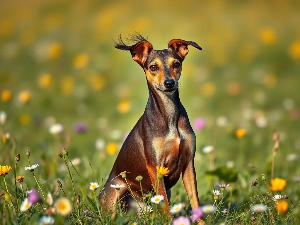 Un retrato fotográfico detallado de perros elegantes y ágiles