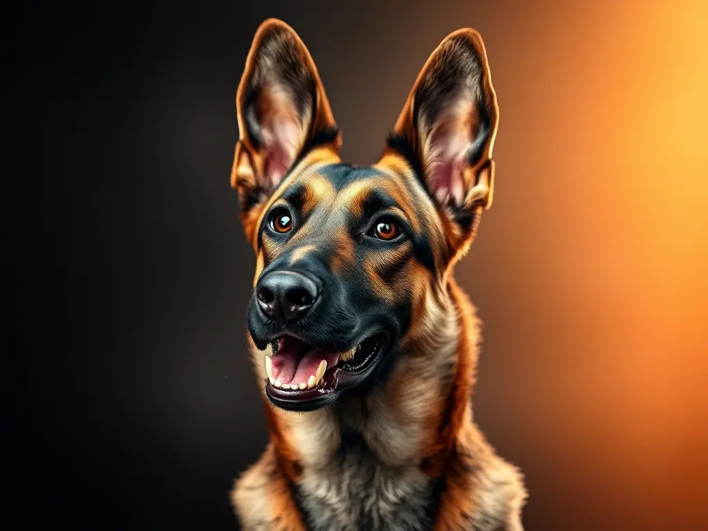 Un retrato profesional de Pastora Belga, con energía y belleza