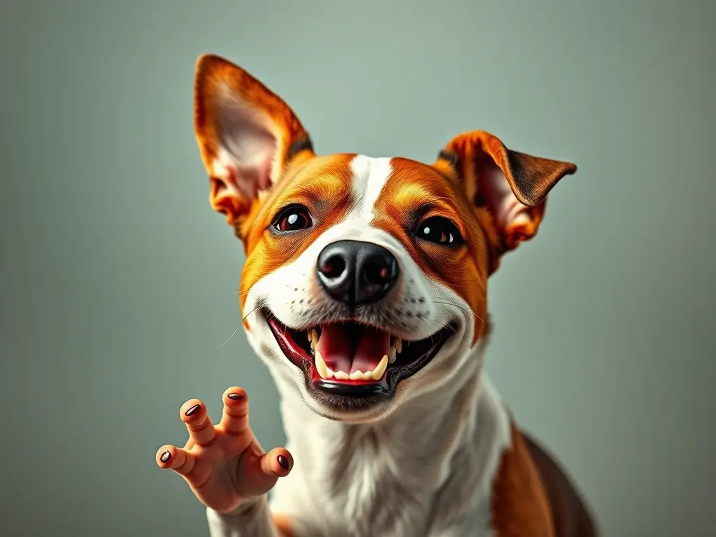 Arte de portada realista para la guía de raza de Jack Russell