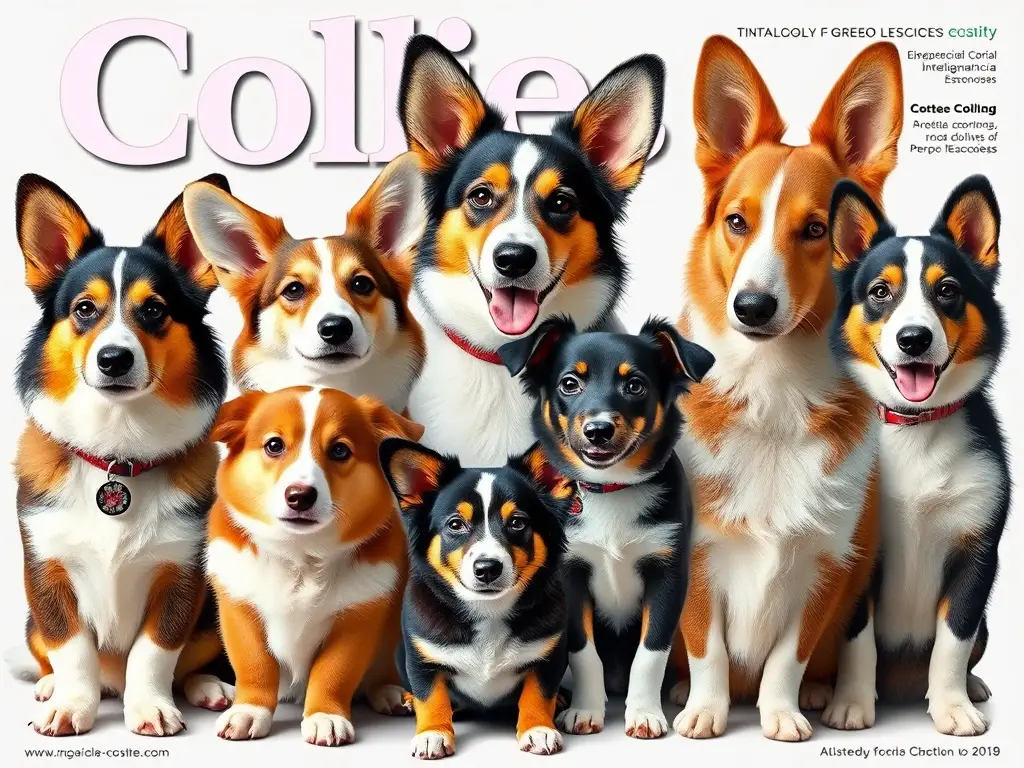 Imagen de portada para revista de Corgis, Terrier Escocés y Border