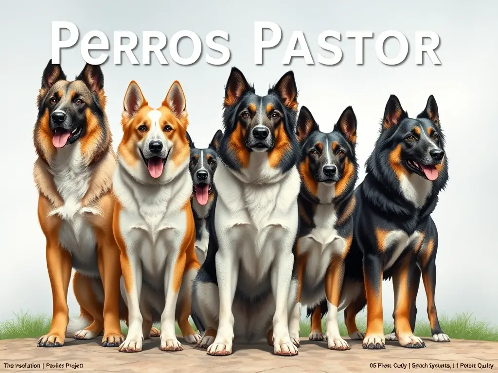 Imagen realista de pastores mexicanos en un magazine