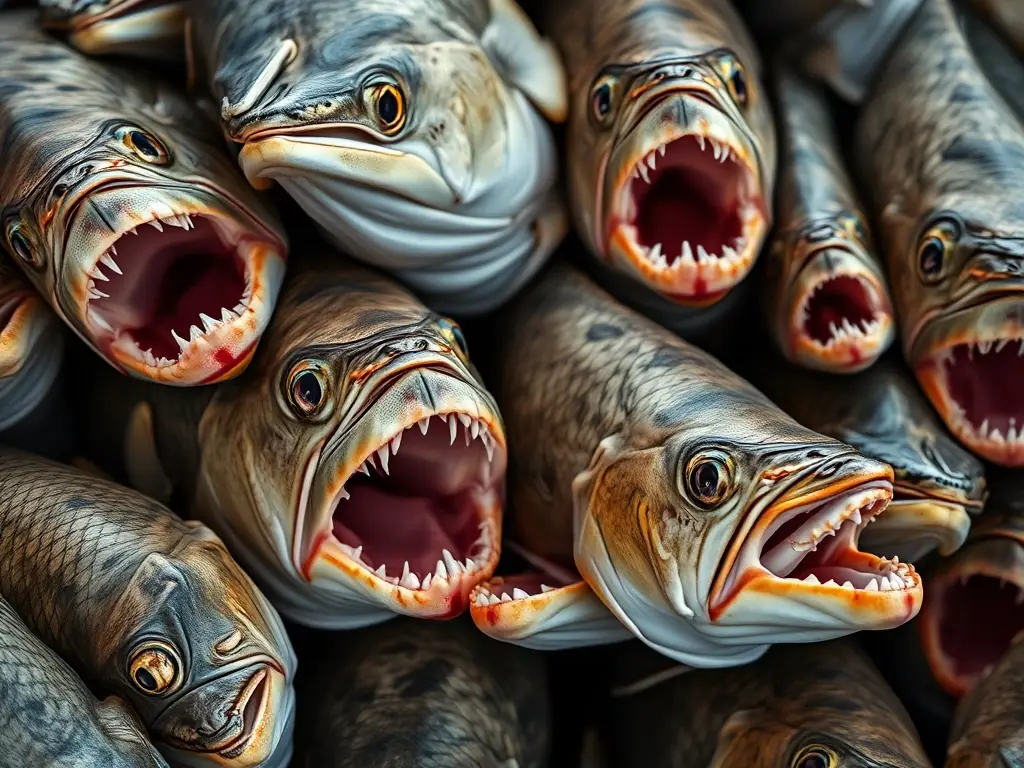 Imagen fotográfica de peces reales y detallados