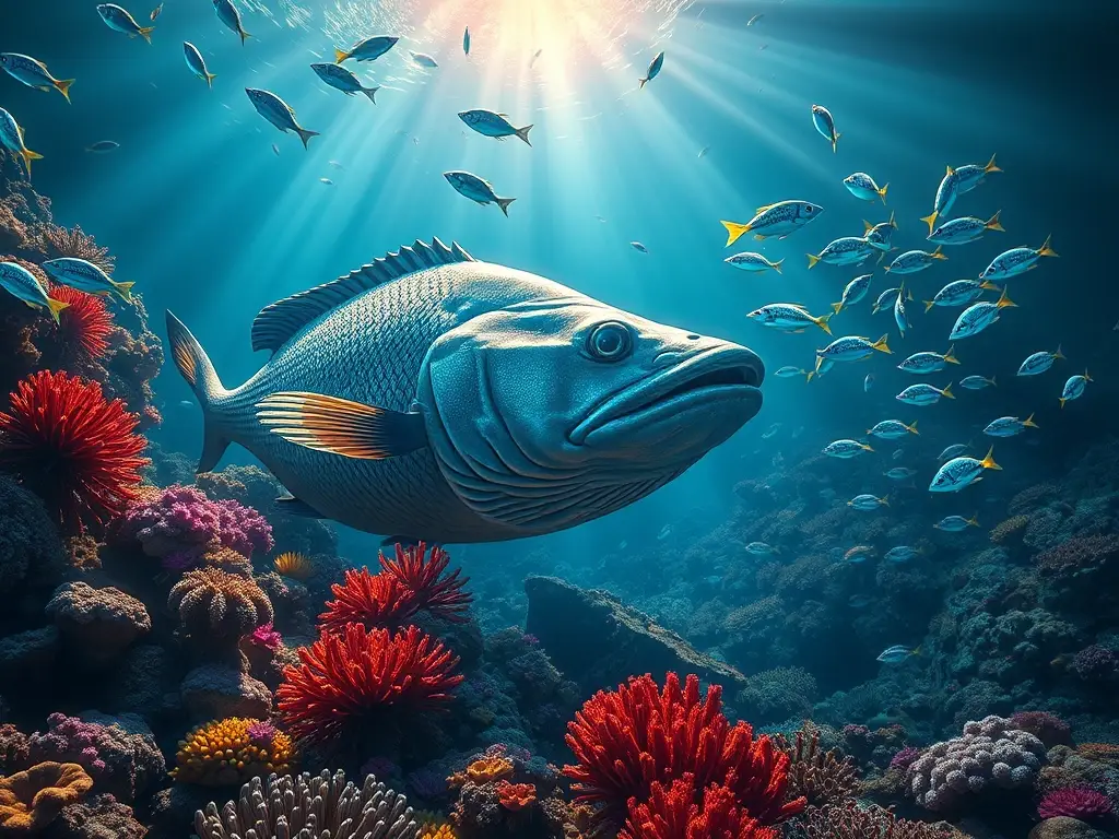 Un majestuoso ecosistema coralino en el fondo marino