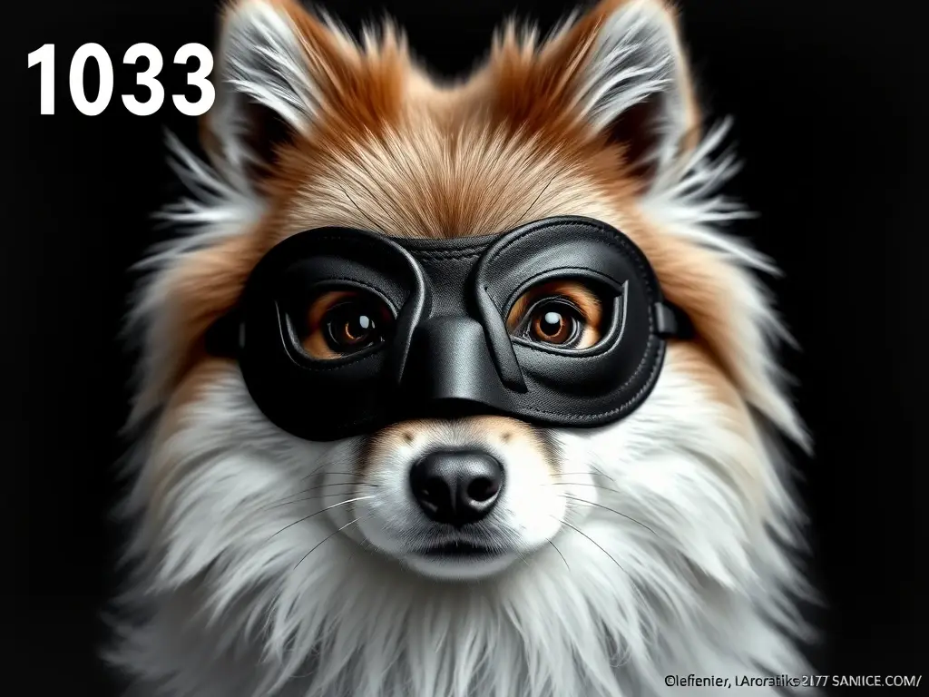 Diseño de portada para un artículo sobre razas de perros Pomerania en estilo Zorro