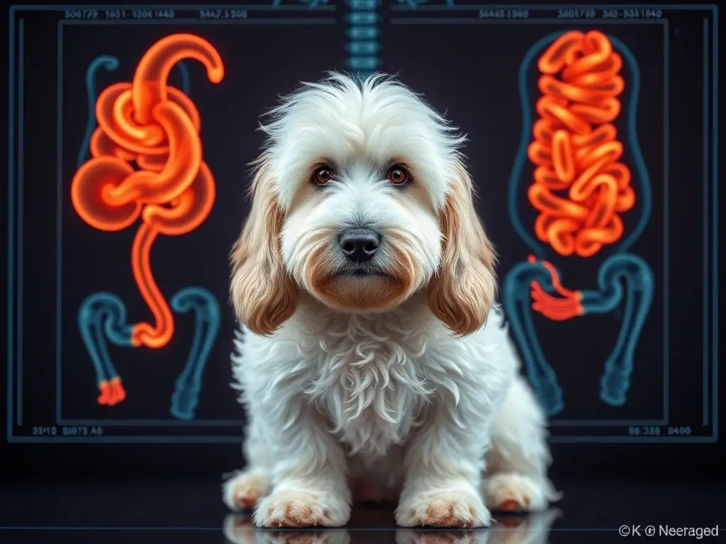Fotorealistic cover de Enfermedades Inflamatorias Intestinales en perros
