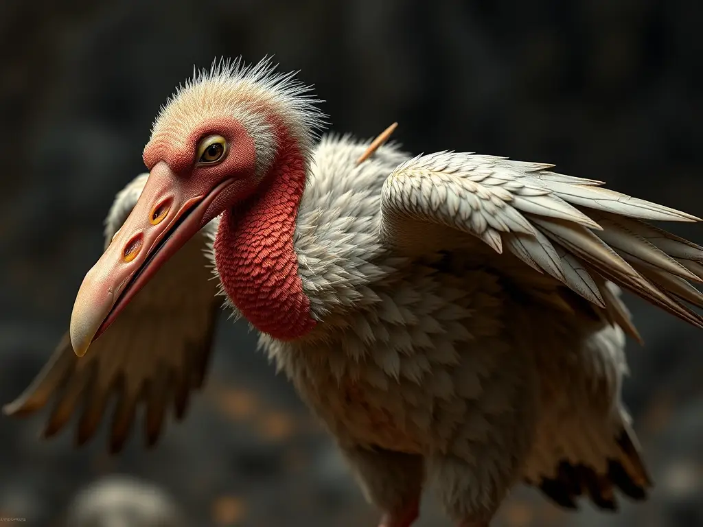 Foto realista de un dodo sin alas con vida, sin texto