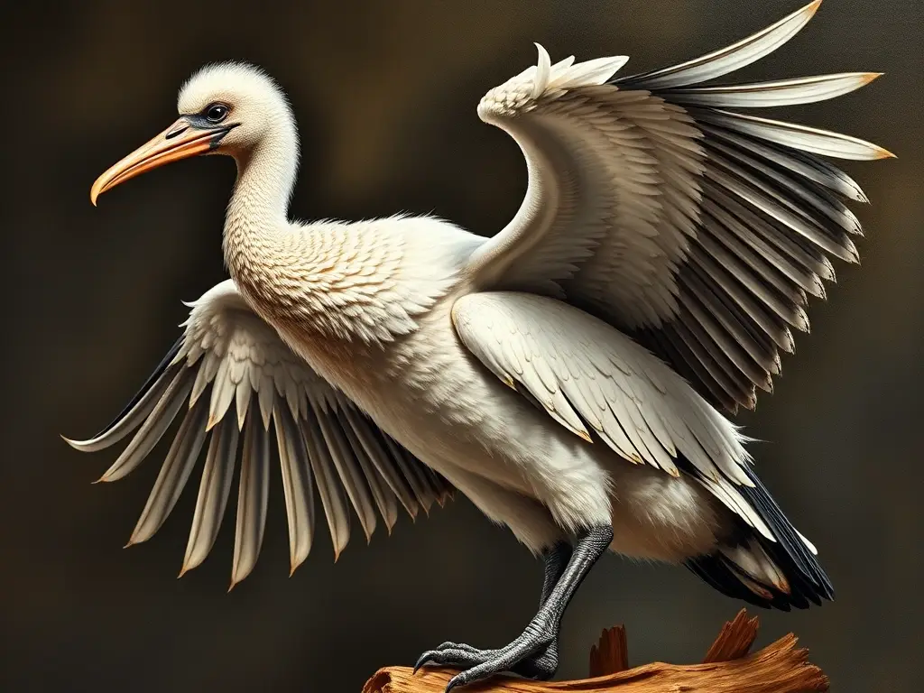 Un dodo realista y detallado, sin texto ni logos