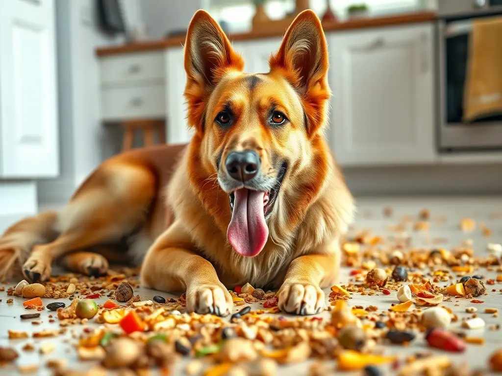 Imagen realista de un perro aleccionado con característico aspecto de alemán