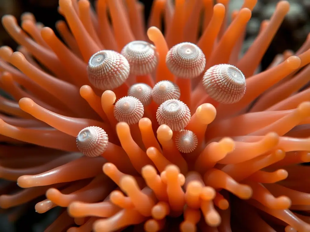 Cover realista de anemones y ascidias sin cerebro