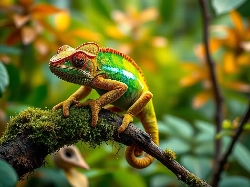 Fotografía realista de un guayacán con colores vibrantes