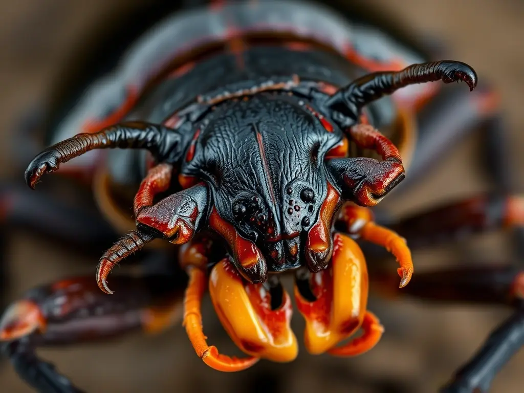 Fotorealistic de detalle de canguro con precisión anatómica