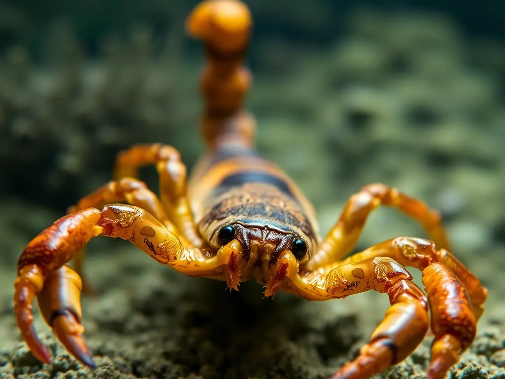 Foto realistic del scorpion marino en alta resolución