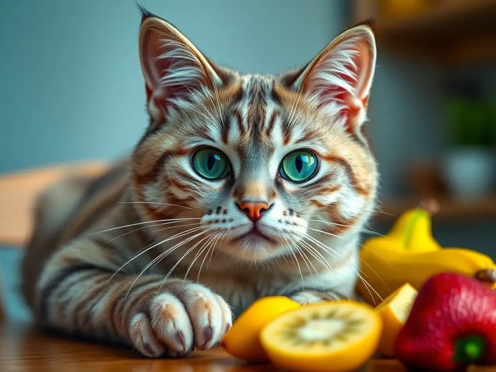Imagen realista de un gato con detalle, sin elementos extraños