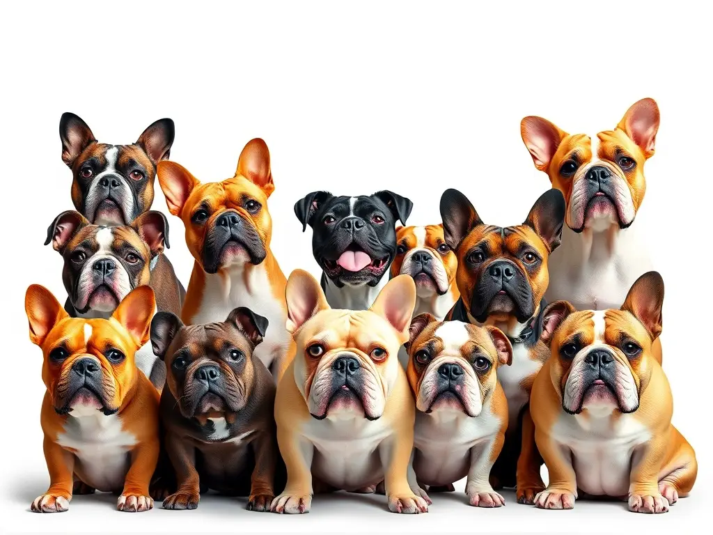 Imagen realista de 10 razas de Terrier y Bulldog, sin texto ni marcas