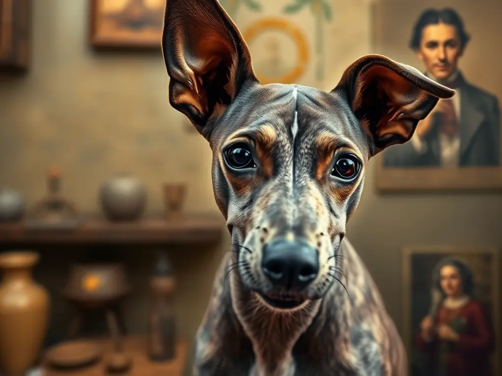Fotorealista, El Singular Xoloitzcuintle Mexicano sin pelaje