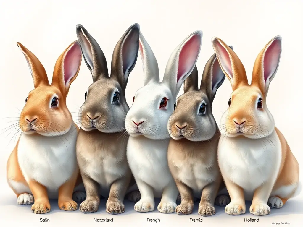Imagen realista de conejo con detalles exquisitos