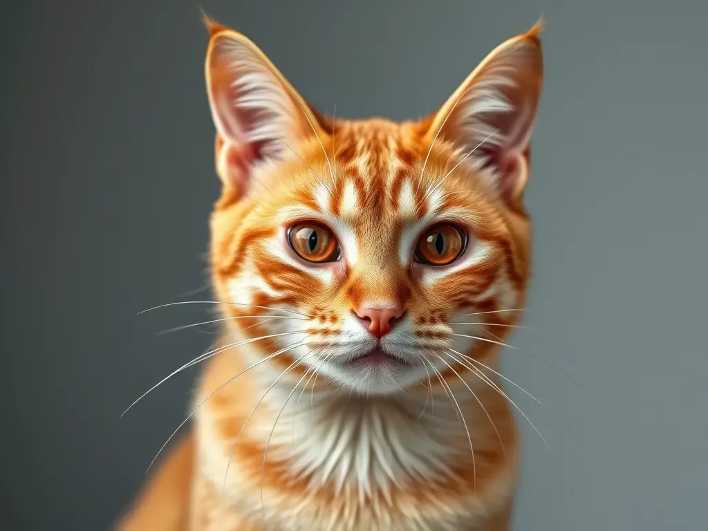 Fotorealistic cover para un artículo sobre ojo de gato con infección