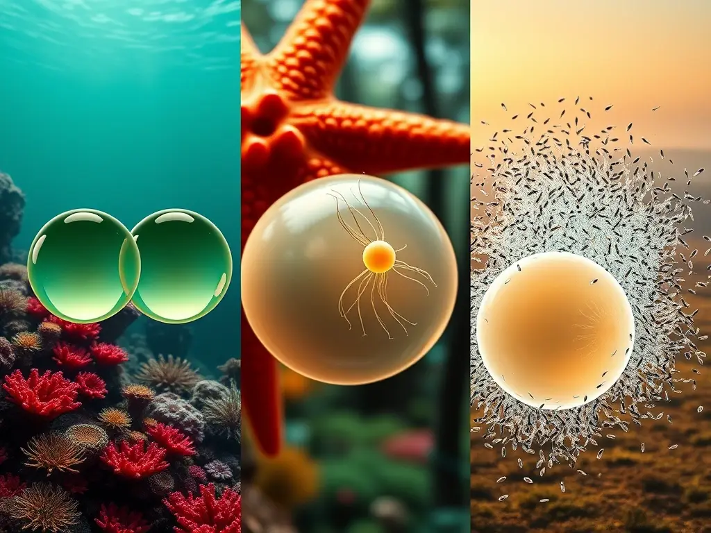 Portada muestra isogamia, anisogamia y oogamia