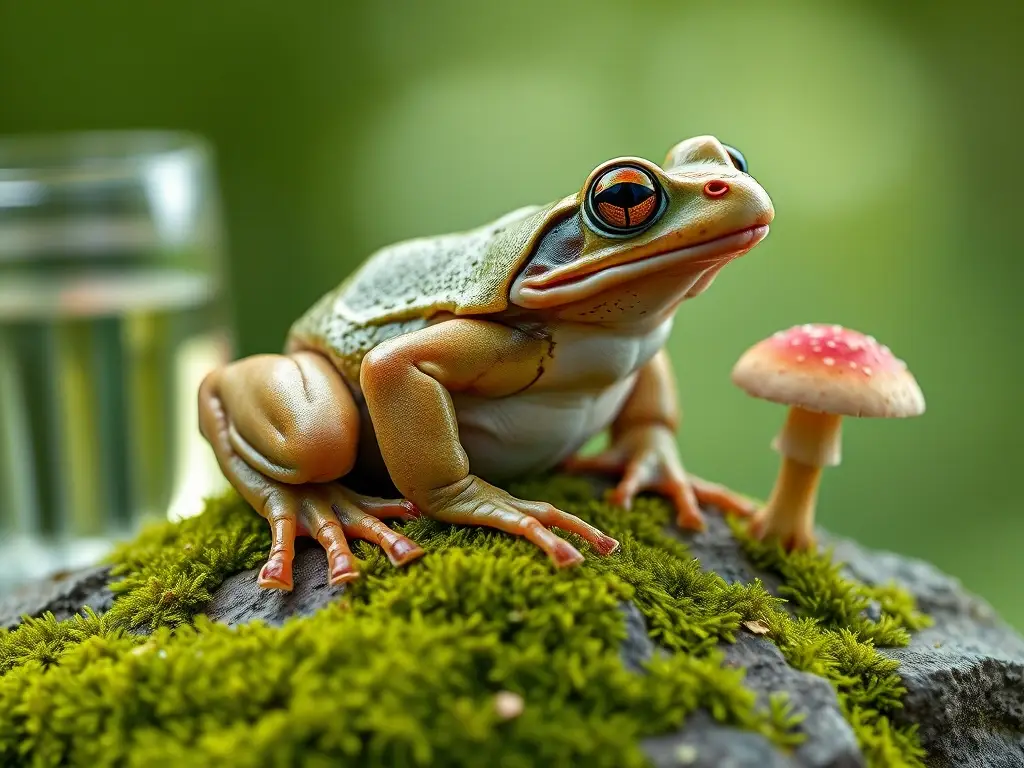 Imagen de un topo saludable y visible, con detalles naturales