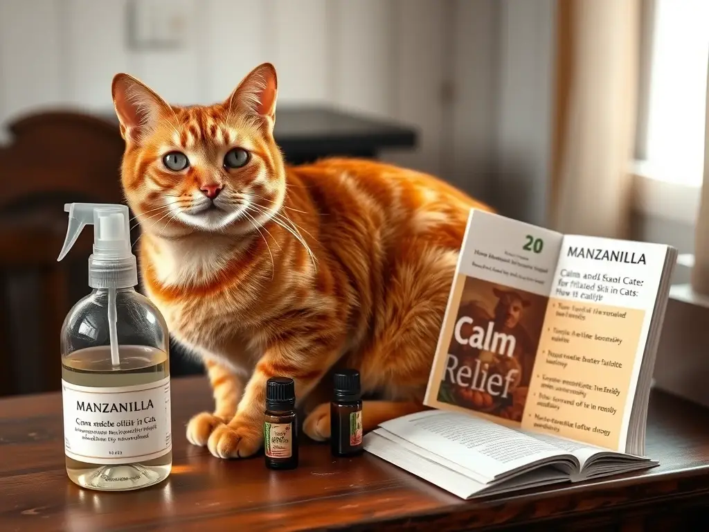 Foto realista de un gato torcido con una expresión tranquila sobre un tablero vintage