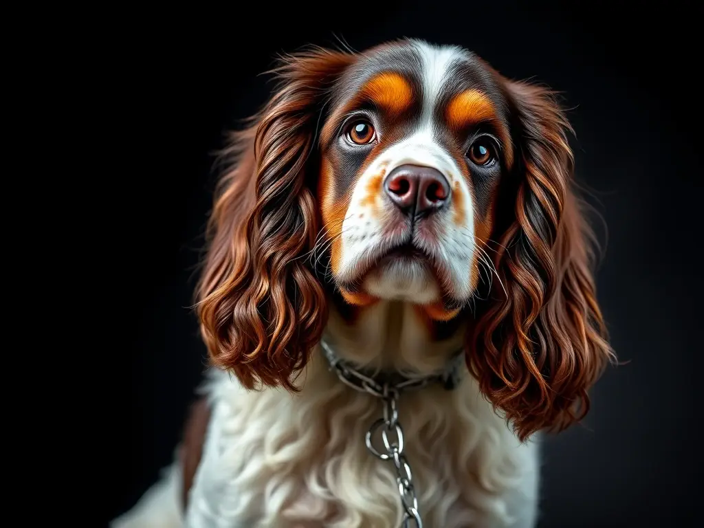 Fotografía realista de Cocker Spaniel con características del raza