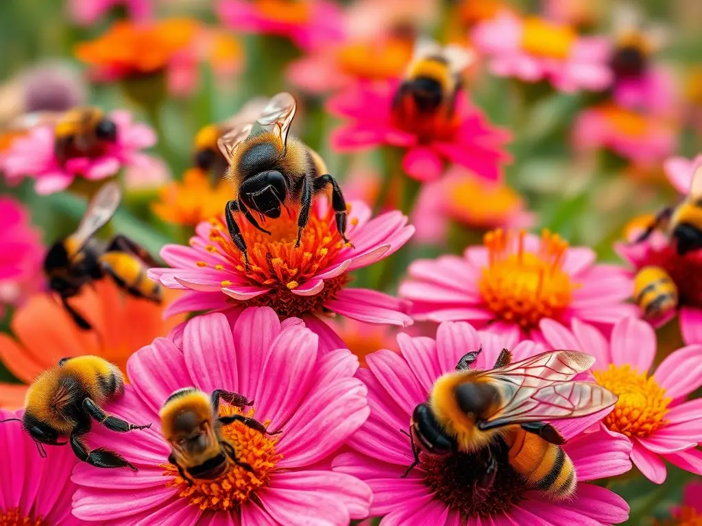 Fotorealistic obra de arte de abejas mexicanas