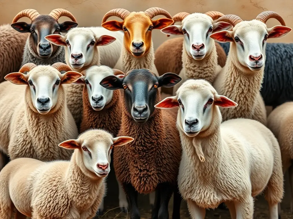 Fotorealista de cabras de alta resolución para un artículo