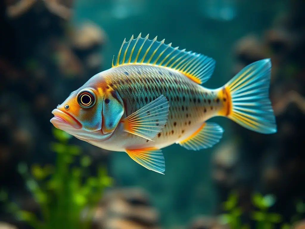 Fotorealistic fotografía de Corydoras habrosus submarina, 8K, sin texto