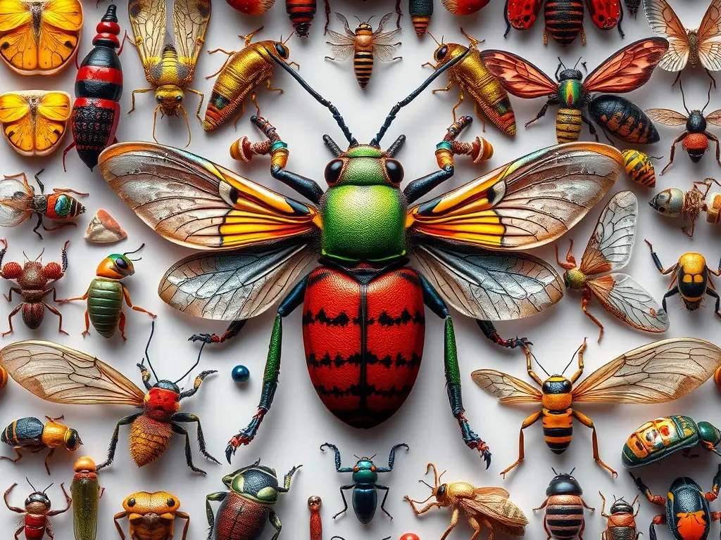 Realista 8K de insectos con precisión y detalle