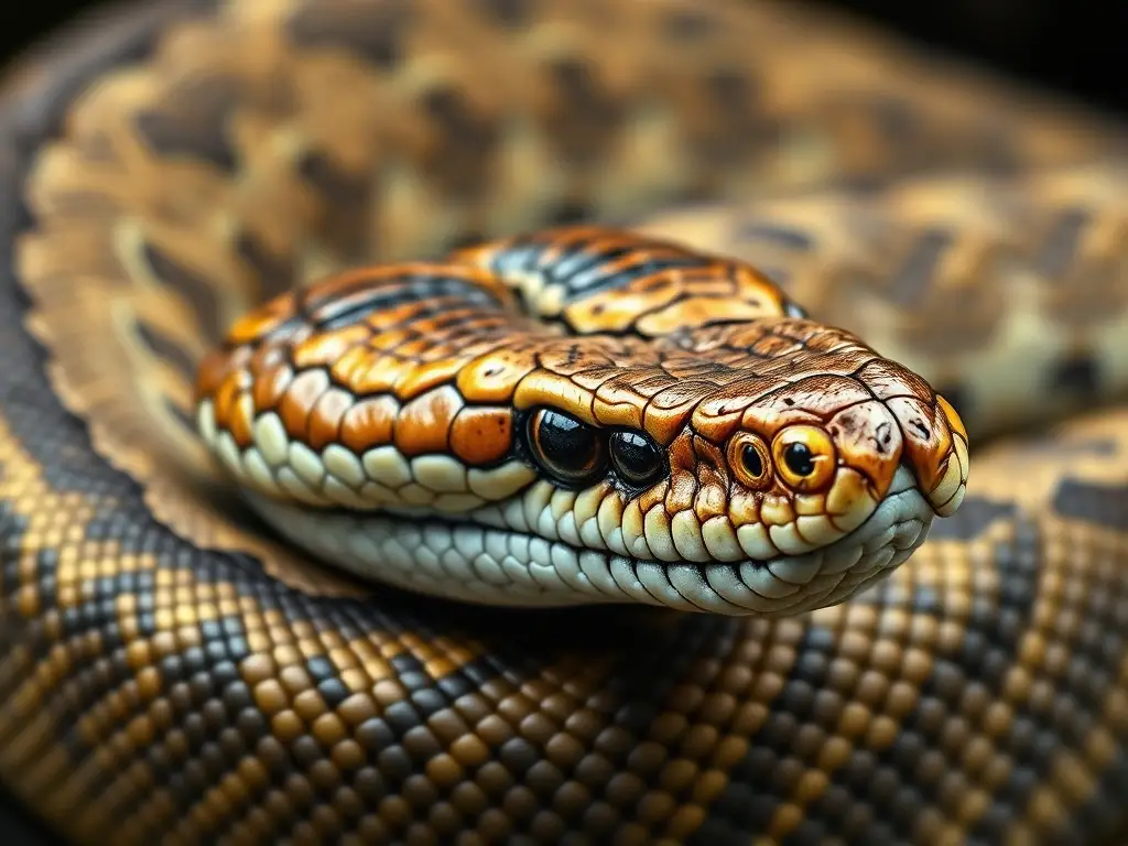 Fotorealistic retrato detallado del lagarto de la nariz americana