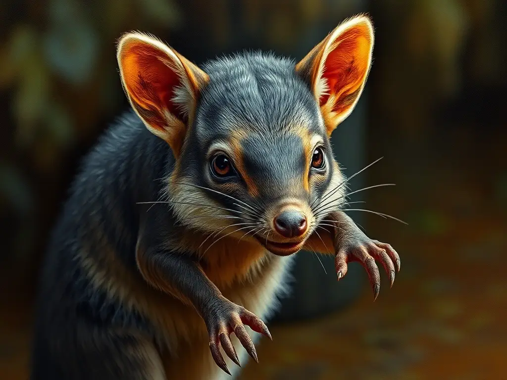 Un retrato realista del zorrillo en su hábitat natural de México