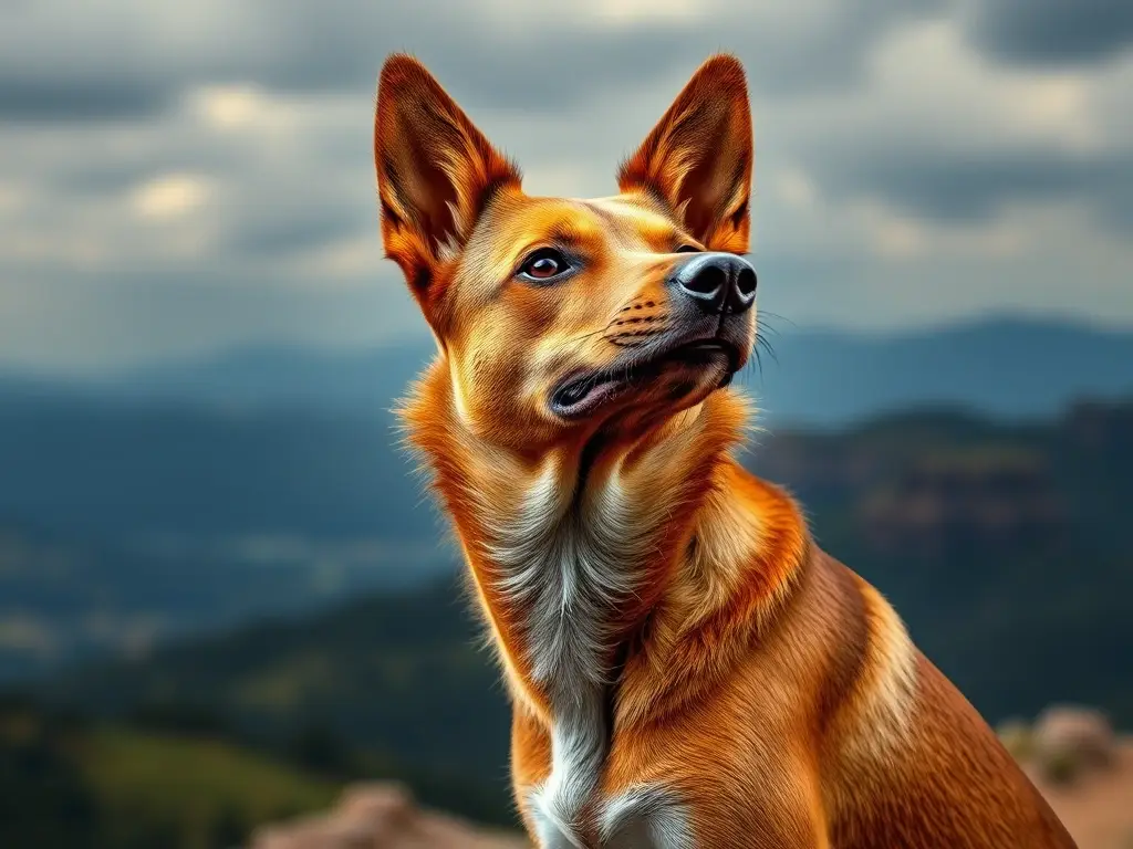 Fotorealistic imagen de kelpie con fur impecablemente detallado